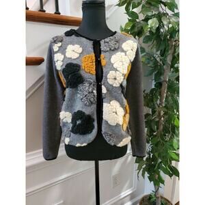 Trisha Tyler Crew Neck Cardigans Sweater